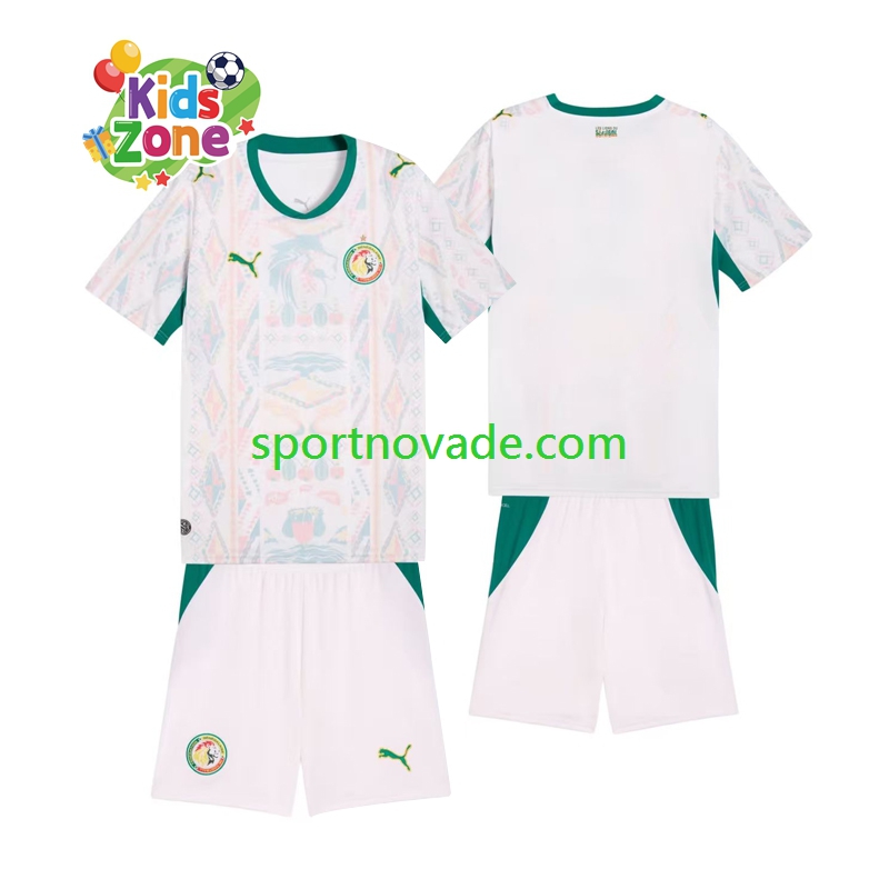 Senegal Heim Trikot Kinder Kurzarm 2026 2027