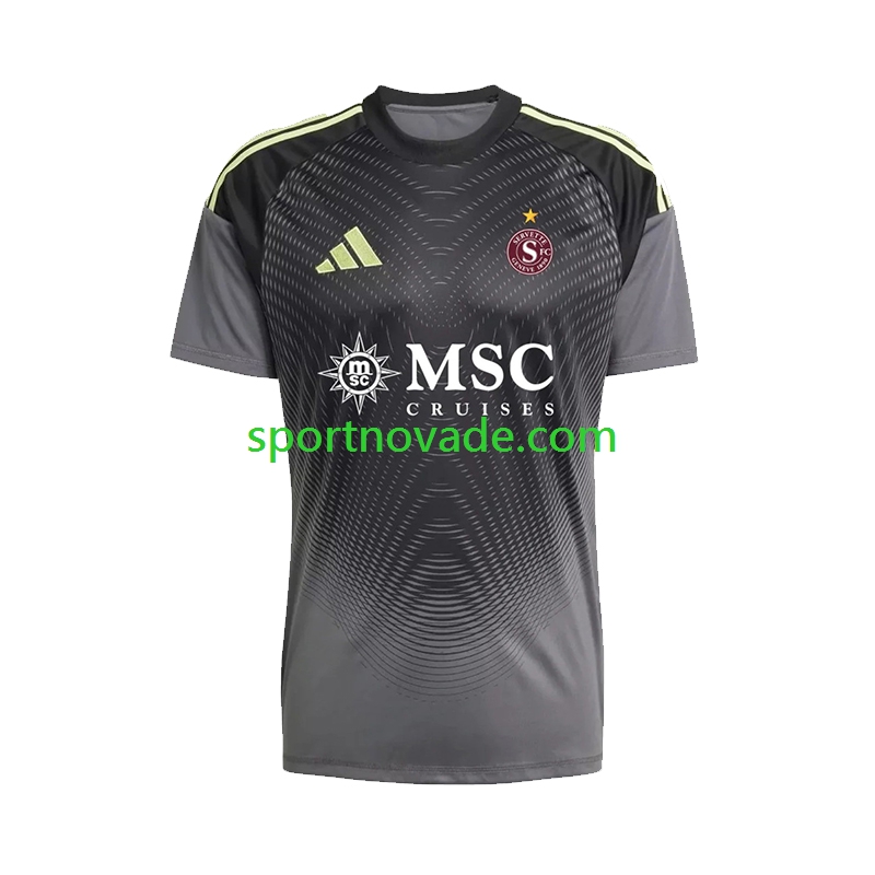 Torwart Servette FC Heim Trikot Herren Kurzarm 2025-2026