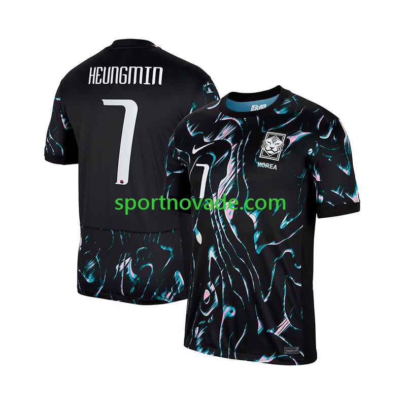 Südkorea Heungmin 7 Auswärts Trikot Herren Kurzarm 2024