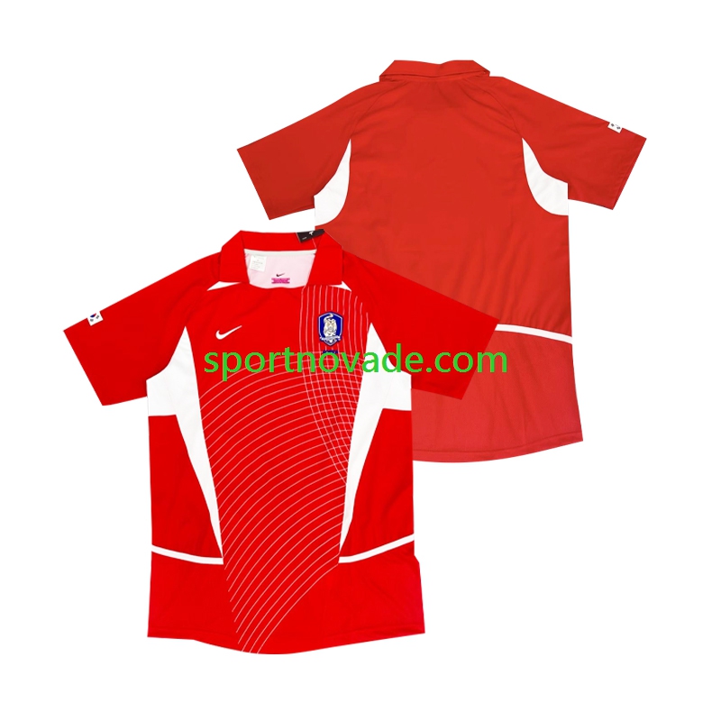 Südkorea Retro Heim Trikot Herren Kurzarm 2002