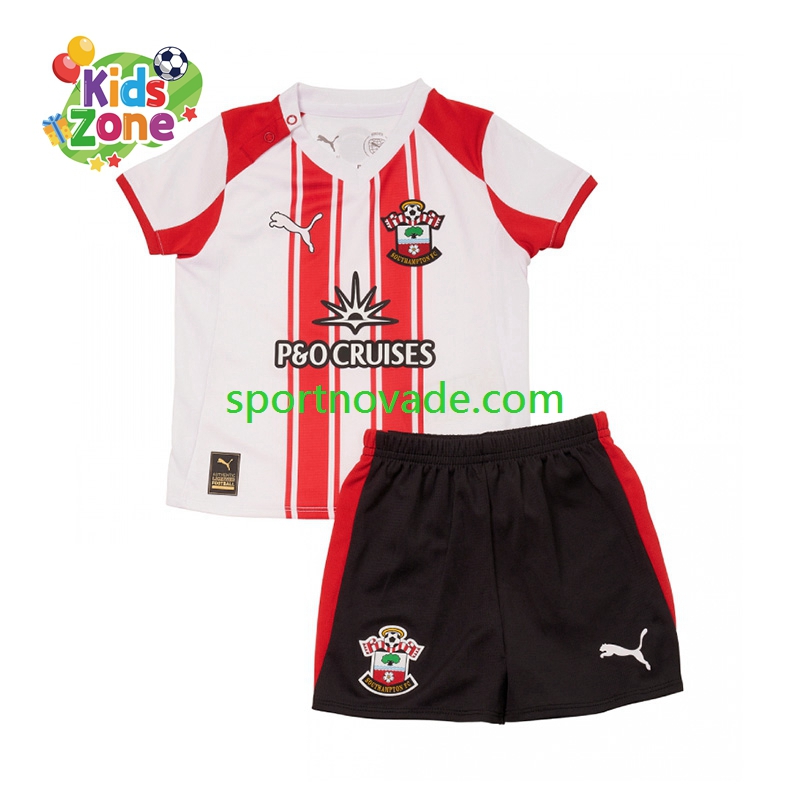 Southampton Heim Trikot Kinder Kurzarm 2025-2026