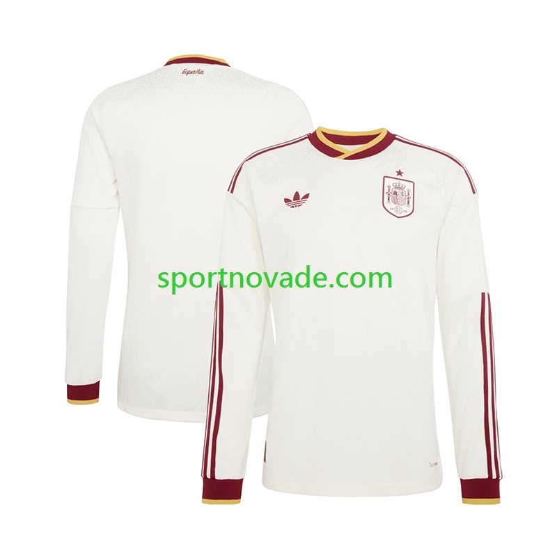 Spanien Auswärts Trikot Herren Langarm World Cup 2026