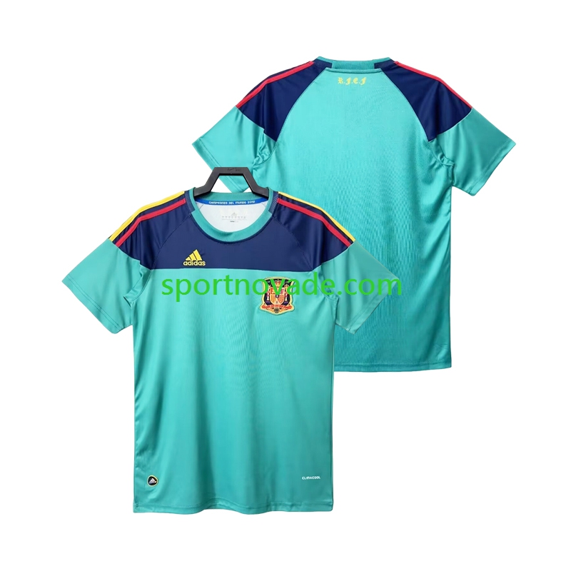 Spanien Torwart Retro Heim Trikot Herren Kurzarm 2010