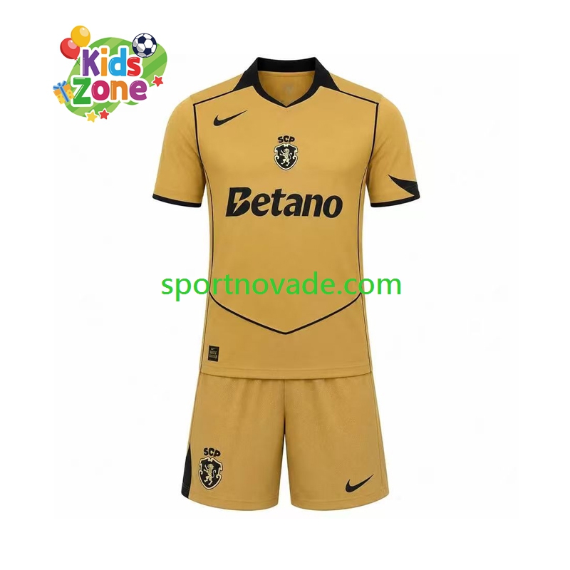 Sporting CP Auswärts Trikot Kinder Kurzarm 2026-2027