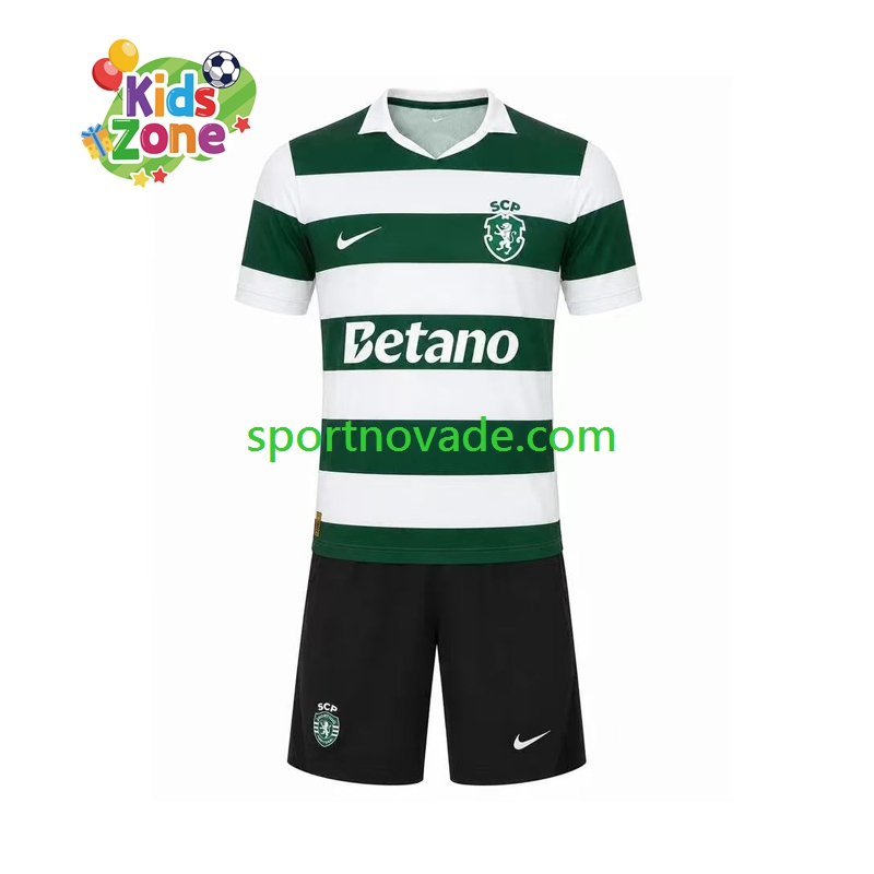 Sporting CP Heim Trikot Kinder Kurzarm 2026-2027