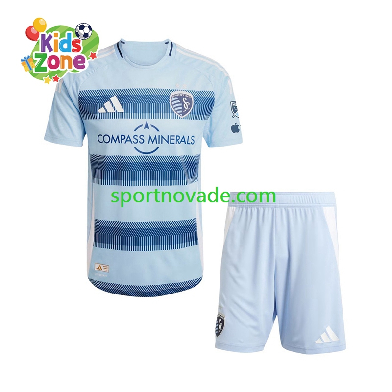 Sporting Kansas City Heim Trikot Kinder Kurzarm 2025