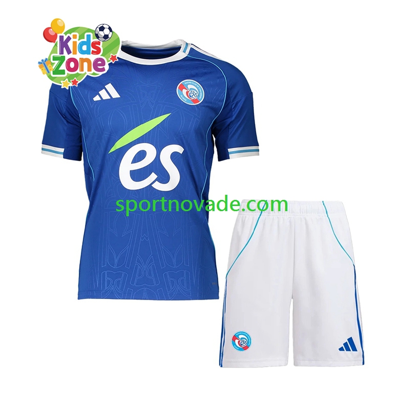 Strasbourg Heim Trikot Kinder Kurzarm 2025-2026