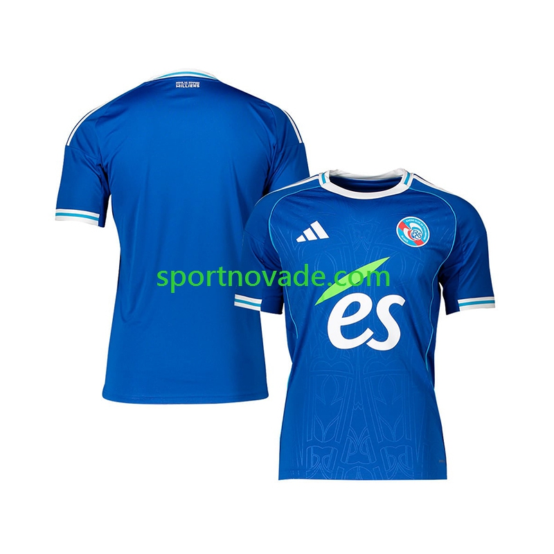 Strasbourg Heim Trikot Herren Kurzarm 2025-2026