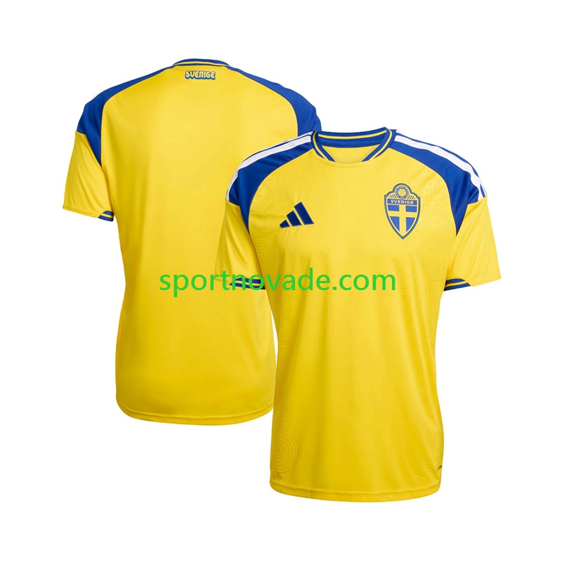Schweden Heim Trikot Herren Kurzarm 2026