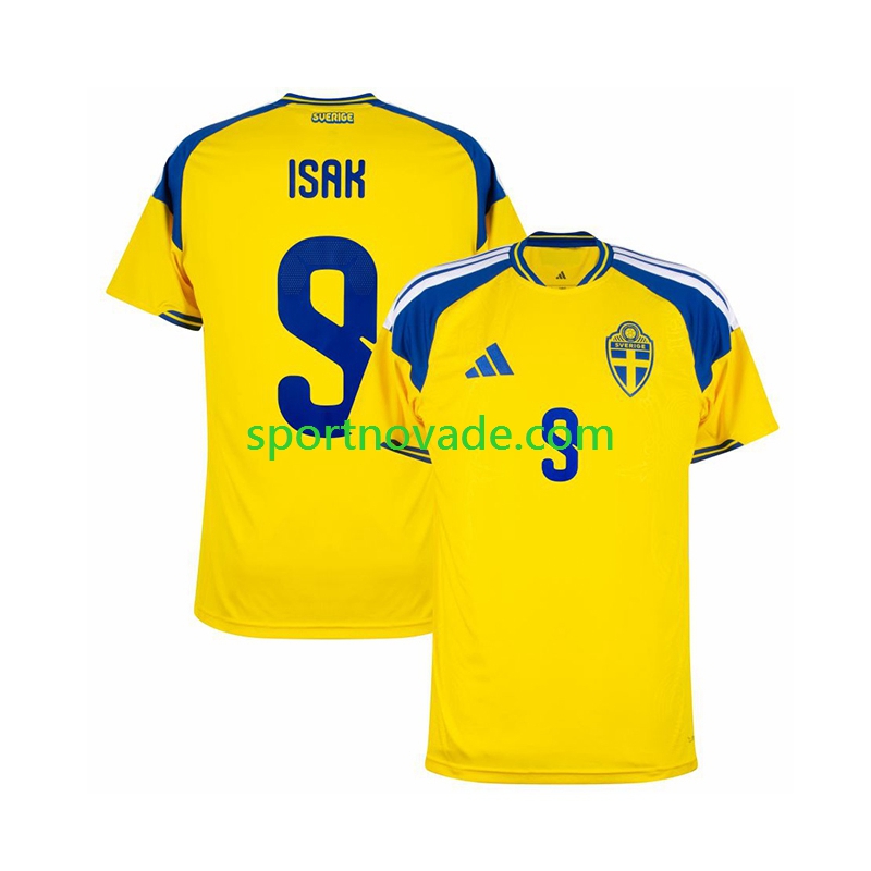 Schweden Isak 9 Heim Trikot Herren Kurzarm 2026