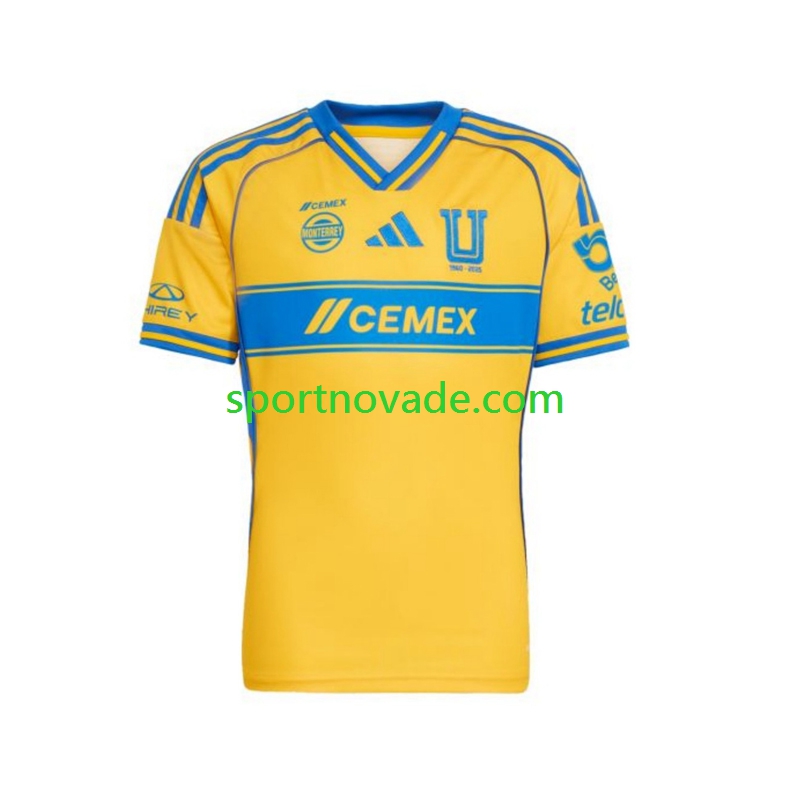 UANL Tigres Heim Trikot Herren Kurzarm 2025-2026