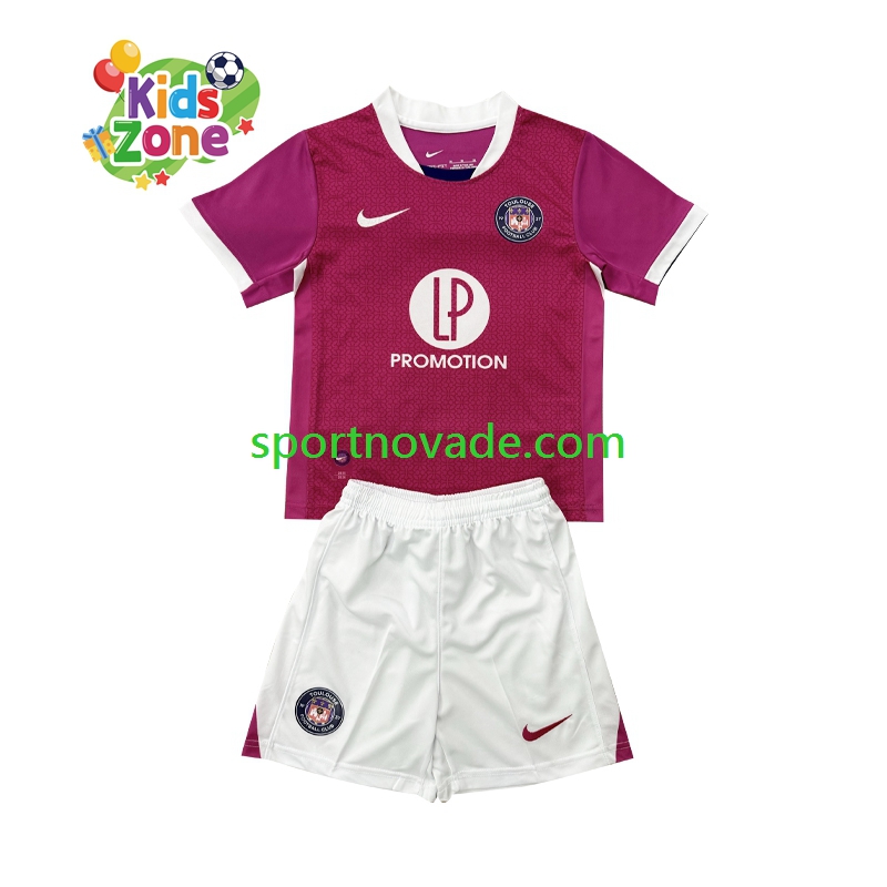 Toulouse Auswärts Trikot Kinder Kurzarm 2025-2026