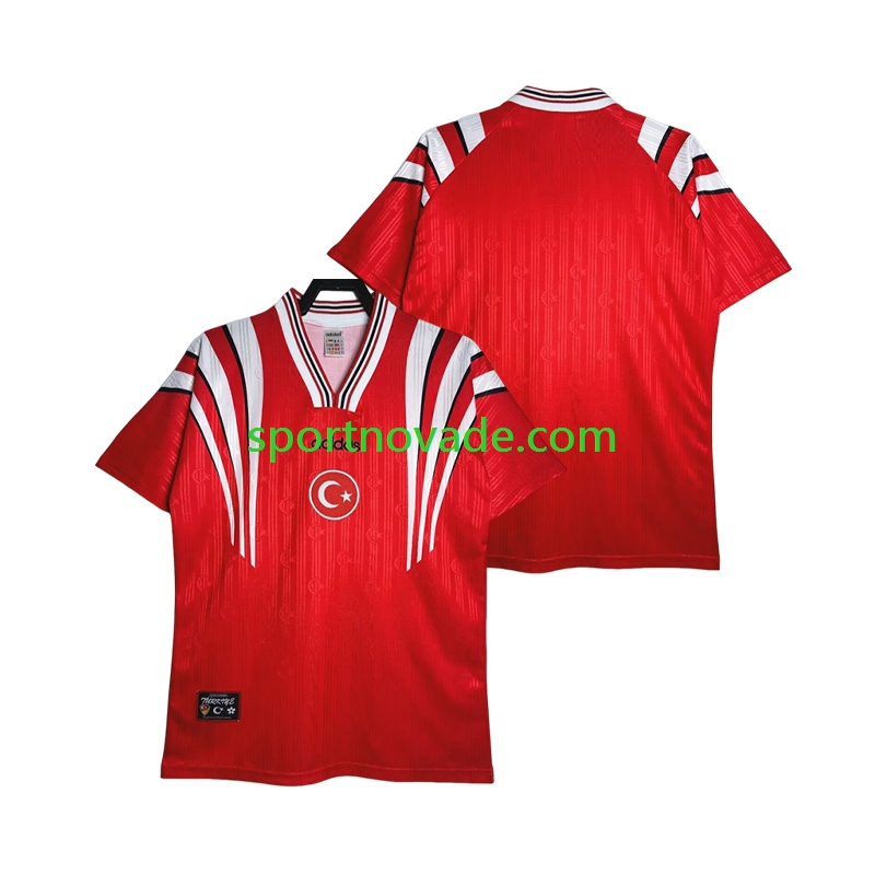 Türkei Retro Heim Trikot Herren Kurzarm 1996