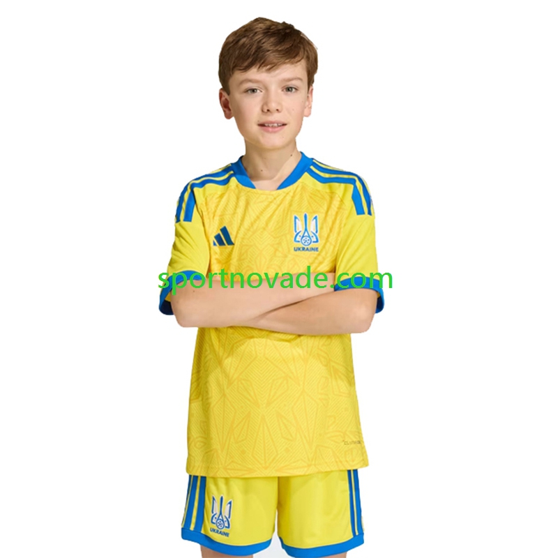 Ukraine Heim Trikot Kinder Kurzarm World Cup 2026