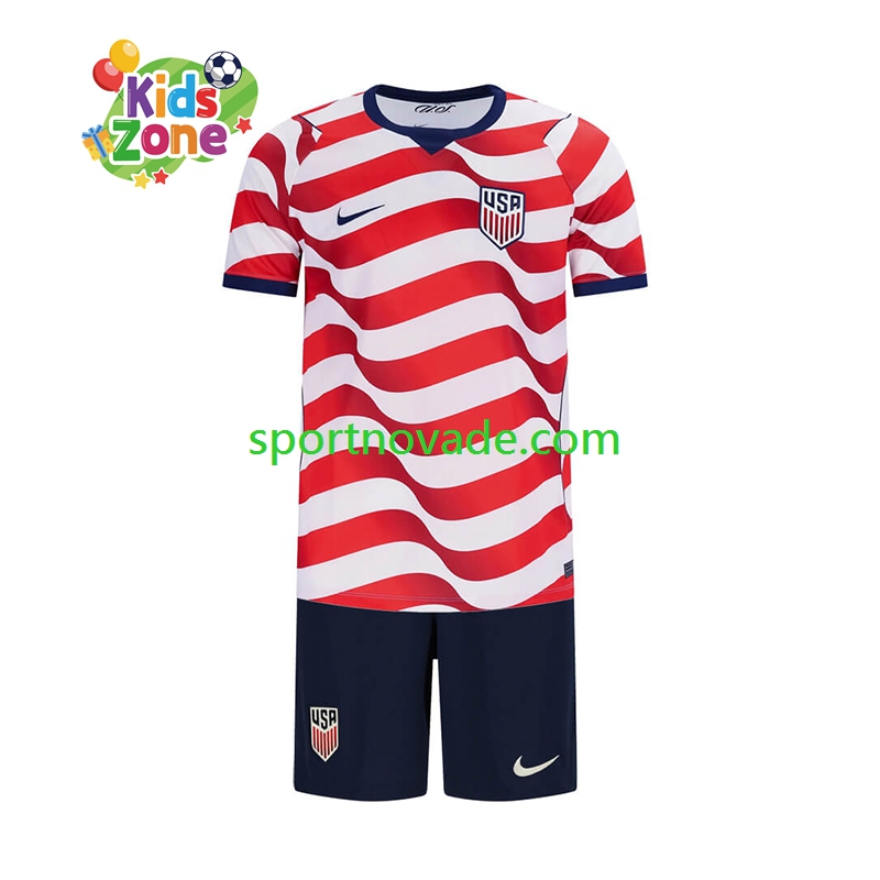 USA Heim Trikot Kinder Kurzarm World Cup 2026