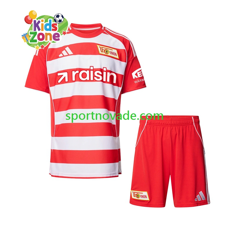 Union Berlin Heim Trikot Kinder Kurzarm 2025-2026