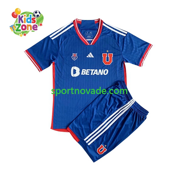 Universidad de Chile Heim Trikot Kinder Kurzarm 2023