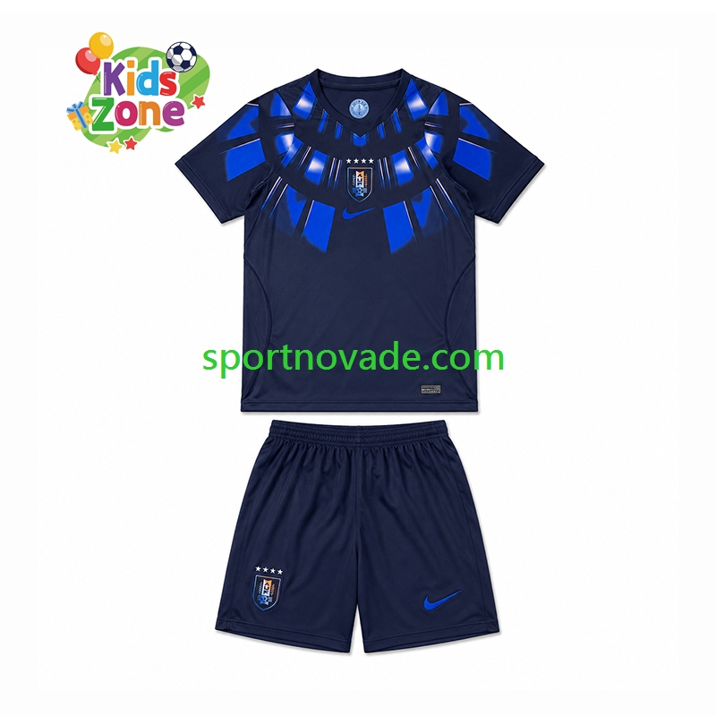 Uruguay Auswärts Trikot Kinder Kurzarm World Cup 2026