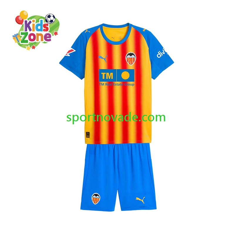 Valencia CF Dritt Trikot Kinder Kurzarm 2025-2026