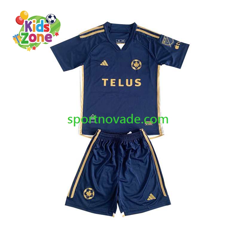 Vancouver Whitecaps Auswärts Trikot Kinder Kurzarm 2024