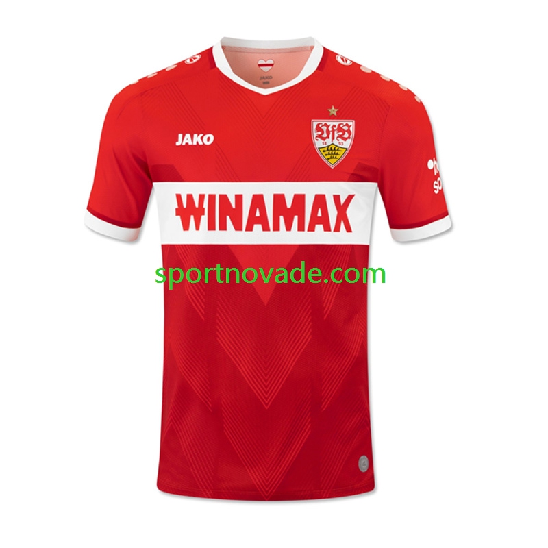 VfB Stuttgart Auswärts Trikot Herren Kurzarm 2024-2025