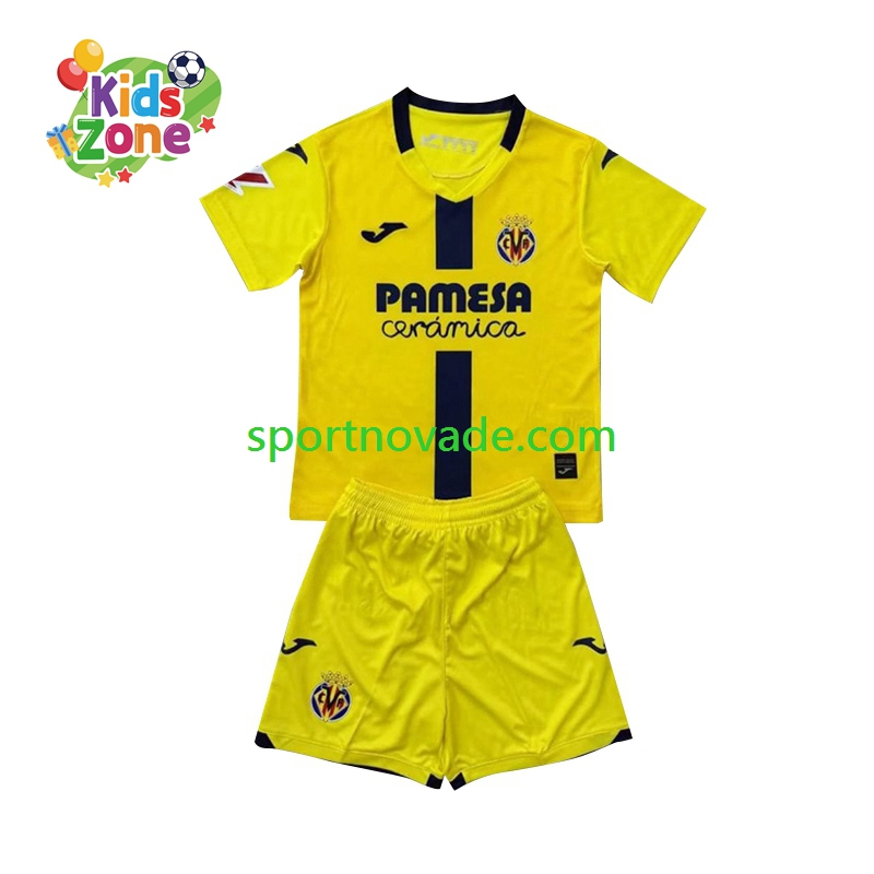 Villarreal CF Heim Trikot Kinder Kurzarm 2025-2026