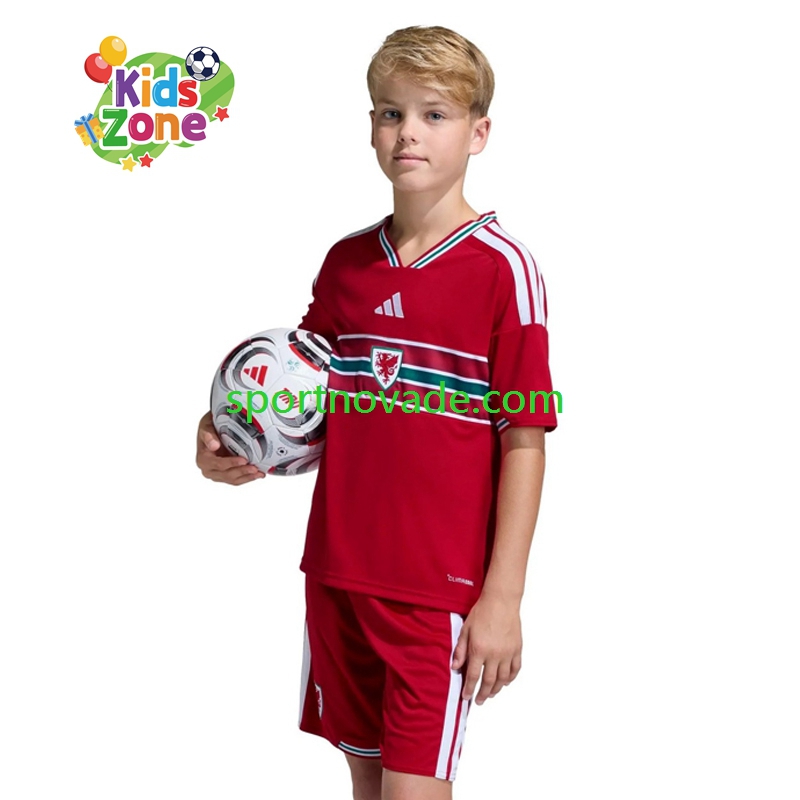 Wales Heim Trikot Kinder Kurzarm 2026