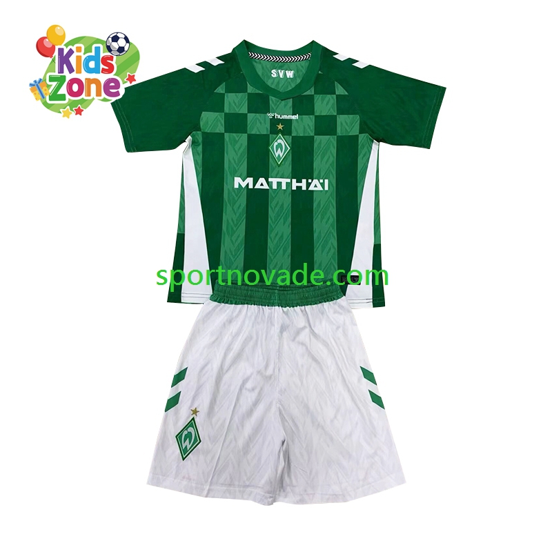 Werder Bremen Heim Trikot Kinder Kurzarm 2024-2025