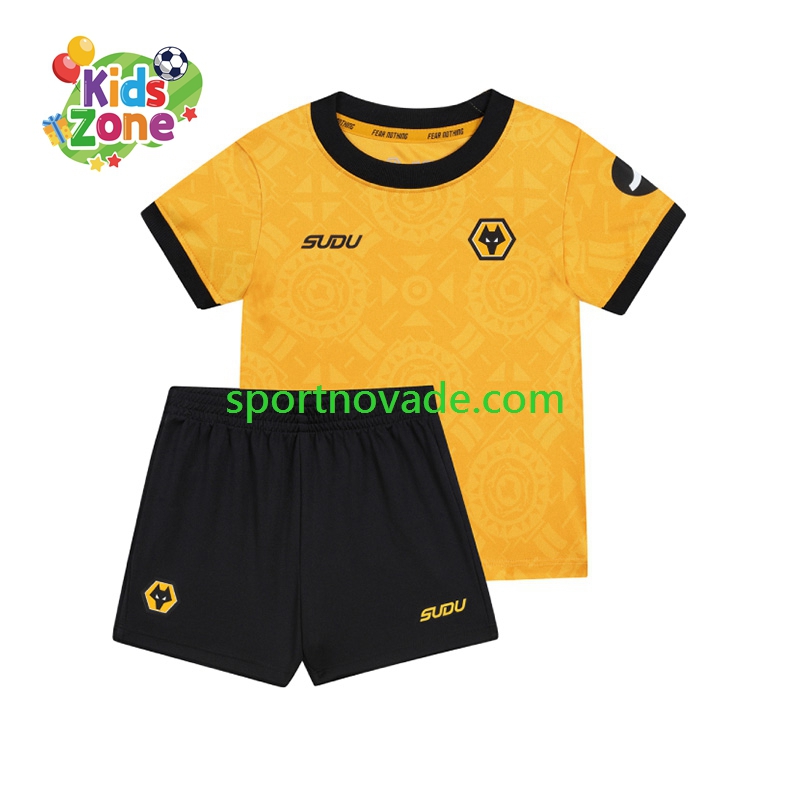 Wolverhampton Wanderers Heim Trikot Kinder Kurzarm 2025-2026